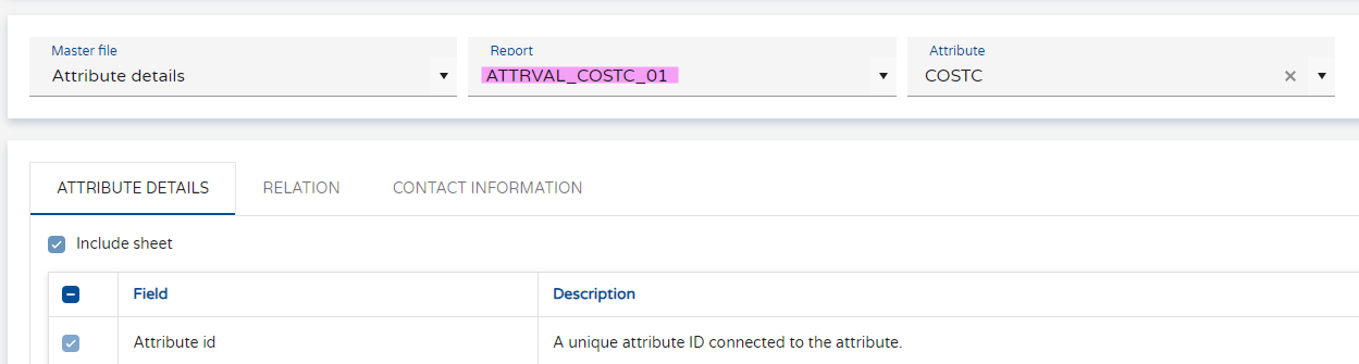 Generate template show report screen