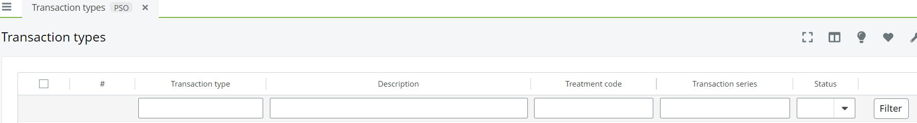 TRANSACTION TYPES